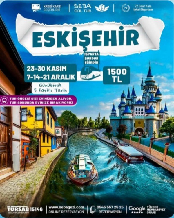 ESKİŞEHİR GÜNÜBİRLİK TURU 🚌
